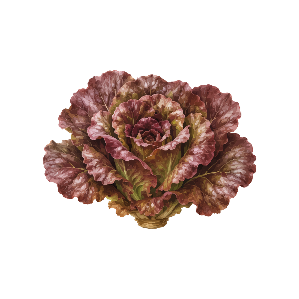 Lechuga orejona roja